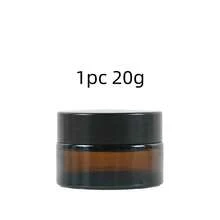 1 个 5g/20g/30g/50g 空棕色玻璃罐，带内衬和黑色盖子，1 盎司面霜、保湿霜、眼霜、乳液、化妆品包装瓶、家居生活、储物容器、收纳瓶、罐子、分隔瓶和罐子、旅行必备品、学校必备品 - 黑色 - 查看 13