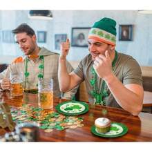 36 - Count Disposable ''s Day Paper Dessert Party Plate, Everyone's Irish Shamrock