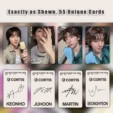 55张/套 LOMO卡片收藏 - James Zhao Yufan、Juhoon Kim、Seonghyeon Yum、Keonho - 首张迷你专辑《COLOR OUTSIDE THE LINES》收录热门歌曲《Go》 - Kpop LOMO卡片，粉丝礼物，收藏及专辑装饰，Go EP，Kpop LOMO卡片套装 - 彩色 - 查看 8