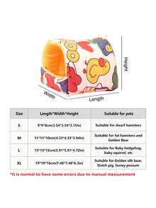 仓鼠冬季保暖睡袋窝，悬挂式吊床窝，适合沙鼠、龙猫、鹦鹉 - 彩色 - 查看 8