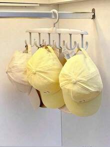 12-Hook Rotating Clothes Hanger, Space-Saving Lingerie Drying Rack, Wavy Shaped Drying Rack, Multi-Functional Clothes Hanger, Suitable For Home, Dorm, Can Be Given As Gifts To Relatives, Family, Friends, Teachers, Classmates, Suitable For Travel, Outdoor Activities, Camping, Parties, Gatherings, Beach Vacations, Can Also Be Used For Halloween, Christmas, Autumn Decoration, Storage And Organization - Multicolor - View 8
