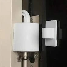 2 Stücke/Set 360° drehbarer Anti-Einklemmschutz Türstopper, geeignet für Schlafzimmer- & Badezimmertüren, verhindert Fingerklemmen (Weiß)