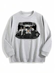 Homies Pachuco  Ese Retro Crewneck - Hồng - Xem 1