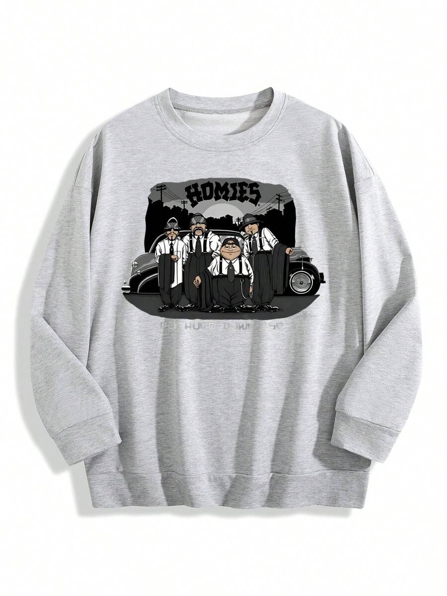 Homies Pachuco  Ese Retro Crewneck - Hồng - Xem 1