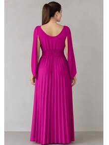 Women Dresses - 玫瑰紅 - 查看 2