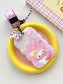 1pc Marble Pattern/Stacked Lanyard ID Badge Holder, For Student ID/Campus Card, Bus/Metro Card