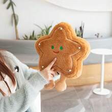 New Christmas Star Christmas Tree Plush Toy Pillow Party Decorations For Children's Christmas Eve Perfect Gift Soft And Interesting Pearl Star Waist New Year Gift
