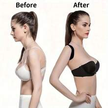 A Women's Invisible Breathable Posture Correction Belt - Comfortable Back Support Belt, Suitable For Sports, Running, Sitting And Standing Positions, Gift Choice For Christmas And Halloween