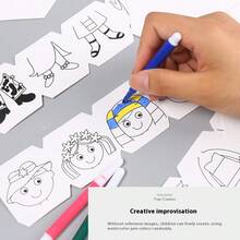 ¡Transformación mágica! Juego de pintura de acuarela - Regalo de juguete de arte DIY para padres e hijos, juguetes de costura, juguetes de viaje, juguetes antiestrés para el aula, mini artículos, juguetes de baño, artículos de papelería navideños, pelota antiestrés, regalo de cumpleaños, regalo de Navidad, regalo de Halloween, regalo perfecto