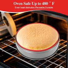1pc/2pcs Reusable Non-Stick Silicone Baking Mat - Heat Resistant, Suitable For Cookies, Macarons, Bread, Pastries, Prevents Cake Edges From Sticking - Multicolor - View 6