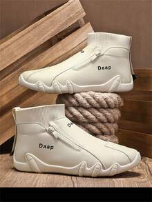 Neue Herren Lässig Sportschuhe, Lederoberfläche mit wasserdichtem Design, flache rutschfeste Sohle, geeignet für verschiedene Anlässe, modischer Lässig Stil