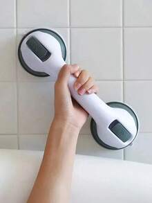 2 件装浴室扶手，防吸盘支撑把手，适用于浴缸、淋浴房、玻璃门，可用于老年人护理、辅助和居家护理 - 彩色 - 查看 2