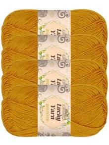 4 件套精致腈纶纱线套装 - 4 层柔软针织和钩针用品，非常适合制作毛毯、衣服、手提袋、拖鞋 - 多色，每件 50 克，手工艺必需品 | 柔和纱线套装 | 多用途 - 彩色 - 查看 20