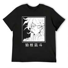 Nagito Komaeda  Gun Manga Drawing T-Shirt For A Boy Anime Shirt Tshirts Personalised Mens T Shirt Graphic - 黑8 - 查看 1