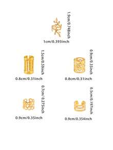 50PCS Vintage Boho Style Alloy Hair Rings Set - Hollow Out Round Hair Accessories For Women And Girls, Elegant Solid Color Hair Jewelry For Braids And DIY Hair Design