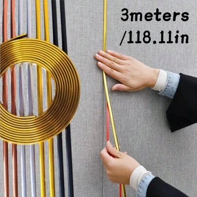 1 buc 3 metri/118,11 inch modelare, modelare tip oglindă, ramă oglindă cu bandă autoadezivă, design flexibil pentru bordură oglindă, modelare margine faianță perete tavan podea dulap