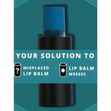 Flexible TPR Lip Balm Holder - Non-Slip Car Organizer For Makeup Storage, Soft Auto Accessories For Gloss Stick 1-Pack