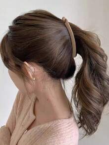 2/4 piezas Clip de banana mate vertical, clip para coleta alta, pasador para cabello fino, sujetador de coleta, accesorios para el cabello, pinzas de garra, pasadores de cabello