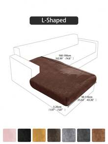 1 pièce Housse de canapé d'angle en velours avec chaise longue séparée, housse de canapé extensible douce pour canapé d'angle gauche/droit, housses de coussin de canapé pour canapés et sofas, housses de siège de canapé en velours doux, housses de canapé lavables, housse de coussin de siège pour canapé 3 places, résistant aux animaux de compagnie