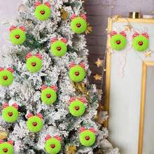 Decorative Hanging Ornaments - Light Green - View 2