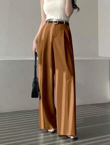 Simple, Versatile And Modern Casual Suit Pants - 銅色 - 查看 2