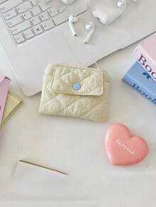 1 túi đựng máy ảnh chần bông, túi đựng thẻ CCD, túi đựng mỹ phẩm mini hình vuông dễ thương, túi đựng máy ảnh chống bụi, túi đựng máy ảnh, túi đựng son môi và băng vệ sinh cho nữ, túi đựng mỹ phẩm nhỏ có khóa kéo, ví đựng tiền xu, thích hợp để đựng thẻ đen và máy ảnh. - Nhiều màu - Xem 11