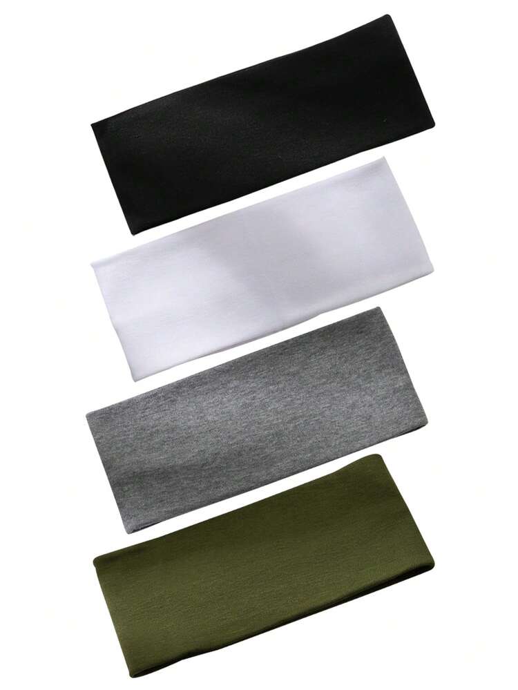 6条/套 女士多色布艺发带，时尚百搭，适合日常休闲、健身、运动等场合，可作头巾、发带、吸汗带、秋冬发带、女士度假装扮发饰、优雅围巾、柔软头巾等。 - 彩色 - 查看 7