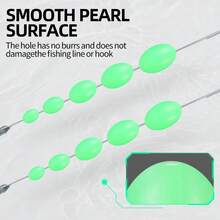 375 件/套夜光钓鱼珠，夜光鱼饵浮标，适合夜钓的钓鱼配件