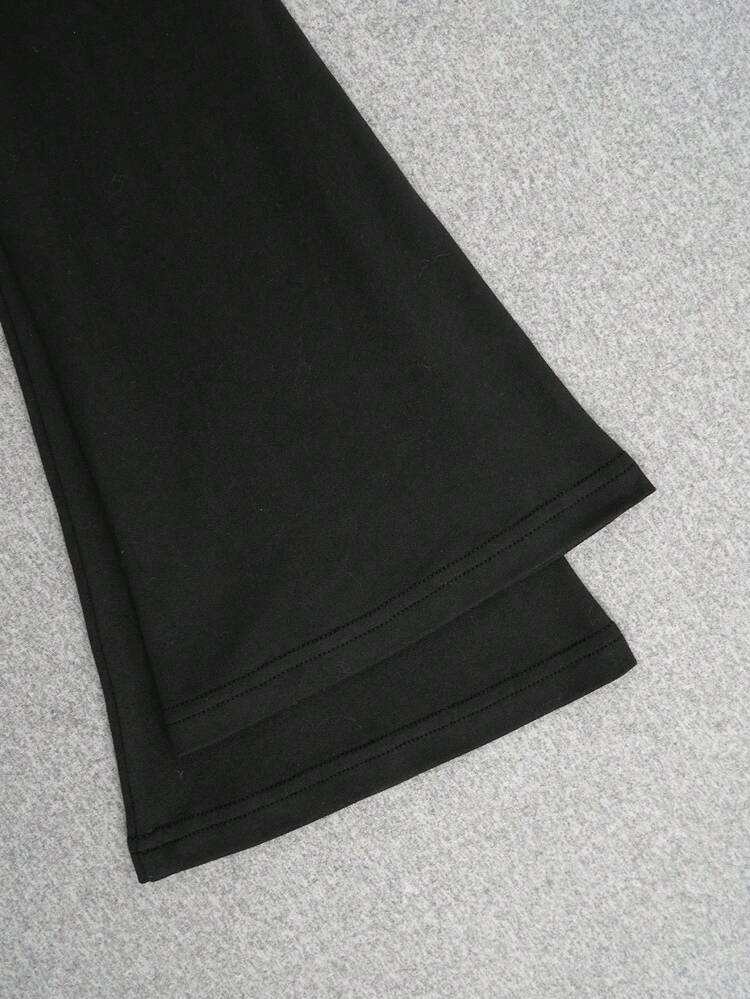 Top décontracté à manches évasées et épaules dénudées avec imprimé croix, style Y2K pour femmes