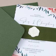 25/50/100Pcs White Eucalyptus/Heart Wax Seal Stickers, Handmade Envelope Seals Self Adhesive Wax Stickers, Eucalyptus Wedding Invitation Envelope Seal Stickers, Perfect For Invitation, Christmas, Gift Wrapping, Party, Wedding Party, Envelope - White - View 9