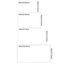 1 pieza Alfombrilla de escritorio de oficina grande de doble cara, de piel de PU impermeable, para ratón, teclado y accesorios de computadora