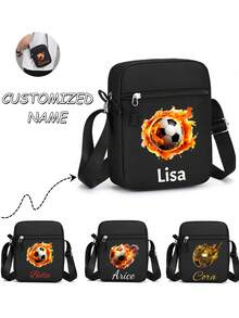 1. This Customizable Drawstring Bag Is Perfect For Everyday Use, Work, Or Beach Trips. You Can Have Your Name, A Special Message, Or A Holiday Greeting Printed On It. Featuring A Soccer Ball Design, It Allows For Personalization With Your Name, Initials, Lucky Number, Or Other Personal Details. Made Of High-Quality Materials, Stylish And Available In A Variety Of Colors, It Makes An Ideal Gift.