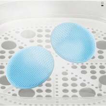 Silicone Face & Scalp Brush - 2PC Soft Bristle Massager For Blackhead/Cleansing