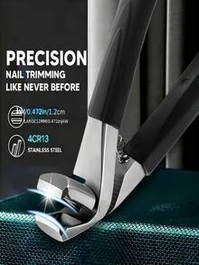 7pcs Thick Toenail Clipper Set - Wide Jaw Large Toenail Cutter, Suitable For Thick Ingrown Nails And Pedicure, Professional Sharp Heavy Duty Nail Clippers, Professional Manicure Care Kit, Unisex Travel Case, Great Gift For Friends, Boyfriends And Parents, Ideal For Halloween, Christmas