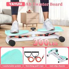 Tabla para Ejercicios Abdominales, 300 LB Twist Board for Exercise, Tablas de Ejercicio para el Abdomen de Pie, Tabla de Ejercicios para Torcer, Equipo de Gimnasia en Casa para Mujeres/Hombres - Azul - Ver 3