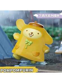 Sanrio Figurine de birou autorizate de Sanrio, Rainy Day Blind Box, Pachimari, Kuromi și Melody, pentru jucării de birou. Un cadou perfect pentru zile de naștere, sărbători, petreceri și absolviri.