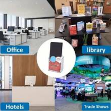 1 قطعة حامل أكريليك يدوي بحجم A5 - رف عرض مثبت على الحائط، مناسب للنشرات والكتيبات والكتب والمستندات والأوراق والبطاقات التجارية - منظم شفاف للمكتب والمنزل، تخزين رأسي، تصميم بسيط، رؤية سهلة، عرض مريح، ملف حديث، حامل قوي، مثالي لمتاجر البيع بالتجزئة والنشرات/التذاكر | رف ملفات موفر للمساحة للمكتب/المتجر (عرض متعدد الزوايا وخالي من الفوضى)، خيار تخزين مثالي، رائع لغرف الاجتماعات ومناطق الاستقبال والمناطق السياحية