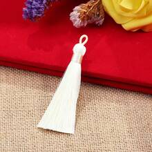 5 buc/pachet stil vintage cu ciucuri, perdea pliabilă cu evantai, ciucuri agățate, 90 x 15 mm