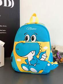 Customize This Mini Backpack With Your Name Or Holiday Greetings. Create Your Own Unique Backpack. Stylish And Versatile, This Kawaii Backpack Features A Unicorn And Dinosaur 3d Print With Multiple Pockets.