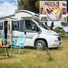 Esponja mágica de piedra pómez, ideal para limpiar óxido y sarro en estufas y utensilios de cocina - Accesorios de cocina para autocaravana, fregadero de cocina para autocaravana - Regalo perfecto para Navidad, Halloween, Día de San Valentín - Multicolor - Ver 9