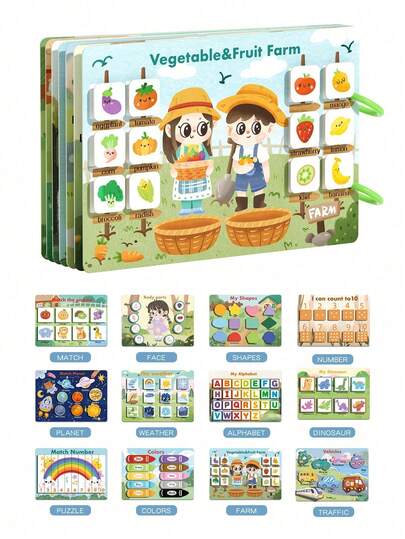 Montessori Leise Buch, Vorschul-Lernaktivitätsbuch, Sensorisches Spielzeug, Pädagogisches Kindergarten-Spielzeug für Kinder Beschäftigungsbrett Buch, Spielzeug für Kinder, Montessori, Beschäftigungsbuch, Montessori Spielzeug, Montessori, Spielzeug, Kinder Beschäftigungsbrett, Lautlehre Bücher, Montessori Spielzeug, Beschäftigungsbuch, Beschäftigungsbrett, ABC-Buch, Kindergarten Arbeitsheft, Lautlehre Bücher, Kleinkind Lernen, Kinderlernbücher, Aktivität für Kinder