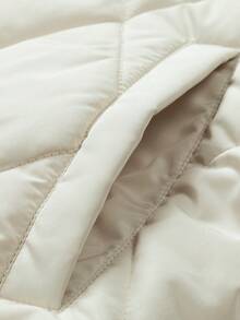 Jachetă bărbătească 2 în 1 în carouri cu glugă, potrivită pentru naveta zilnică și ținute casual, stil streetwear, îmbrăcăminte de exterior toamnă/iarnă