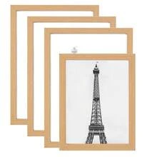 1 件木制相框，适用于照片墙，10X15 15X20 20X25 A4 木质彩色相框，用于照片装饰，纪念礼物，4*6、5*7、6*8、8*10 英寸 - 木質色 - 查看 2