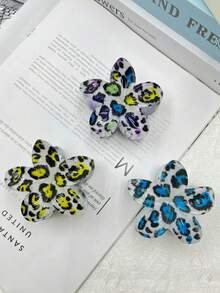 1 pieza/3 piezas/6 piezas Clips de pelo de plástico ABS (resina ABS) con diseño de flor de hibisco/hawaiana 2025 Nuevos Plumeria para playa, viaje, fiesta, vacaciones, vuelta al colegio, accesorios de pelo frescos y elegantes para otoño e invierno