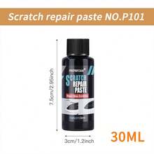 JB-XPCS Cire de réparation des rayures de voiture, pour le polissage et la crème d'élimination des rayures - convient pour une restauration rapide de l'éclat sur tous les véhicules