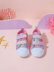 GENGASUN 1 szt. Dziewczęce, okrągłe, niskie, codzienne buty z nadrukiem w kreskówkowe wzory na wiosnę/jesień