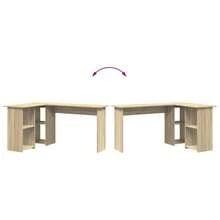 Desk And Drawer Storage - Brown - View 7