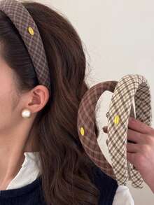 3pcs Vintage Elegant College Style Patterned Metal Headband Hair Accessories, Versatile For Daily Use, Home, School, Beach, Work, Party, Holiday, Birthday, Back To School, New Year, Valentine's Day, Mother's Day, Wedding, Music Festival, Graduation, Spring/Summer/Autumn/Winter, Hair Band, Hair Hoop ,Hairband For Women - 彩色 - 查看 5