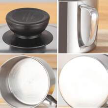 Stainless Steel Oil Filter Household Cooking Oil Storage Can With Fine Mesh Lid Cooking Oil Fat Separator For Storing Frying Cooking Grease - White - View 7