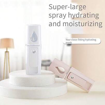 Portable Mini Face Spray Handy Steamer USB Spray Hand Eyelash Extension Atomizer Face Moisturizer Christmas Gift Valentine Gift